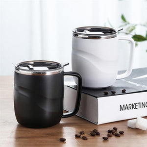 Black Stainless Steel Insulated Coffee Mug