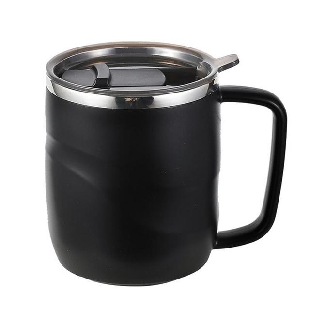 Black Stainless Steel Insulated Coffee Mug